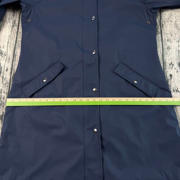 Women's Scandinavian Explorer Raincoat - Navy 2XL - Picture 12 of 13